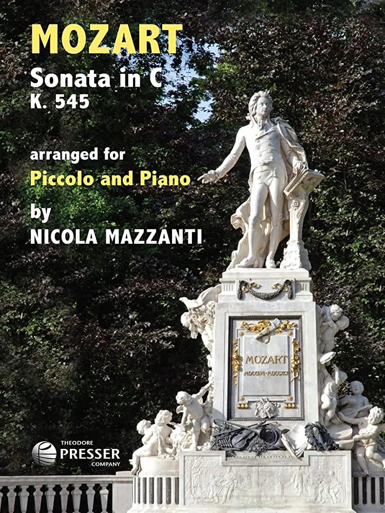 Sonata in C, K. 545, For Piccolo And Piano - Wolfgang Amadeus Mozart | Suono Flauti