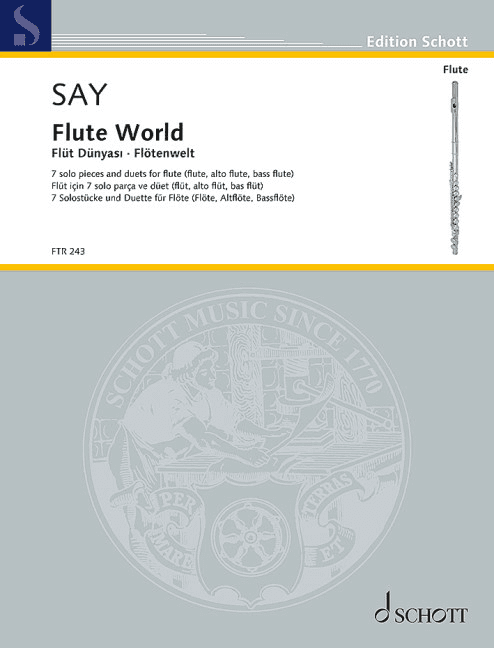 Flute World, 7 solo pieces and duets for flute - Fazil Say | Suono Flauti