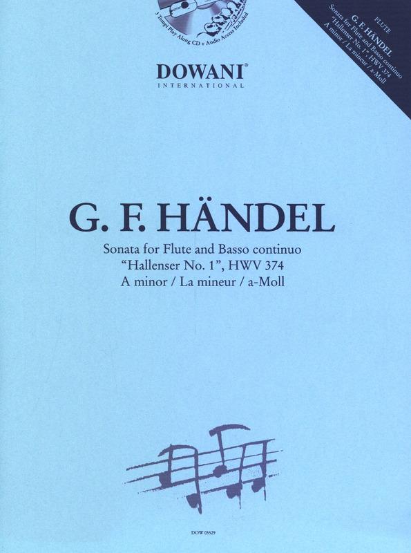 Sonata for Flute and Basso continuo, “Hallenser No. 1”, HWV 374  A minor - Georg Friedrich Händel | Suono Flauti