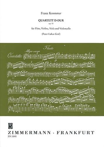 Quartett D-Dur op. 93 - Franz Krommer | Suono Flauti