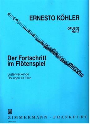 The Flautist's Progress Op.33 Book 1, Lusterweckende Übungen - 15 leichte Übungsstücke - Ernesto Köhler | Suono Flauti