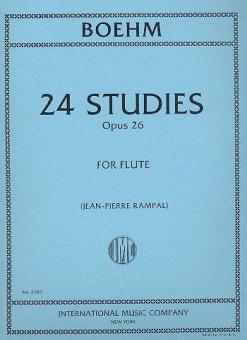 24 Etudes Caprices Op. 26 (Rampal) - Theobald Böhm | Suono Flauti