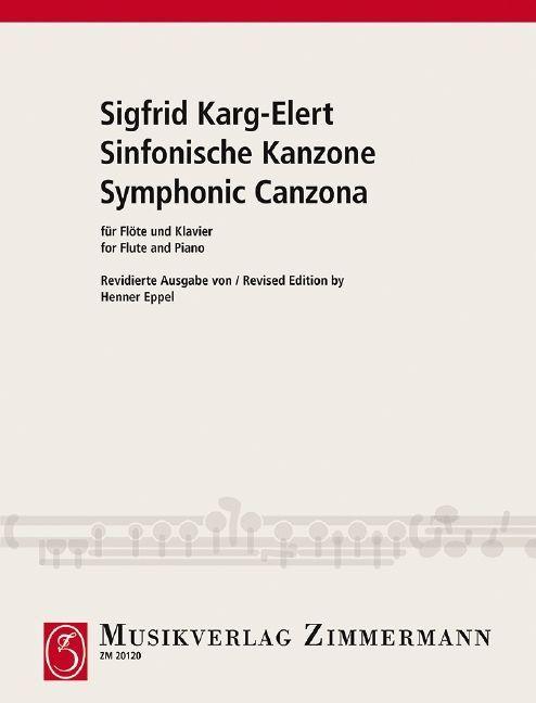 Sinfonische Kanzone, op. 114 - Sigfrid Karg-Elert | Suono Flauti