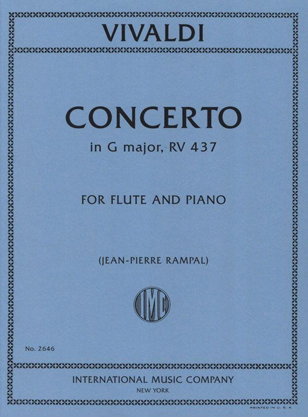 Concerto in G major, RV 437  Op. 10 N. 6 (F Vi N. 16) (Rampal) - Antonio Vivaldi | Suono Flauti
