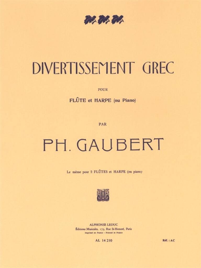 Divertissement Grec - Philippe Gaubert | Suono Flauti