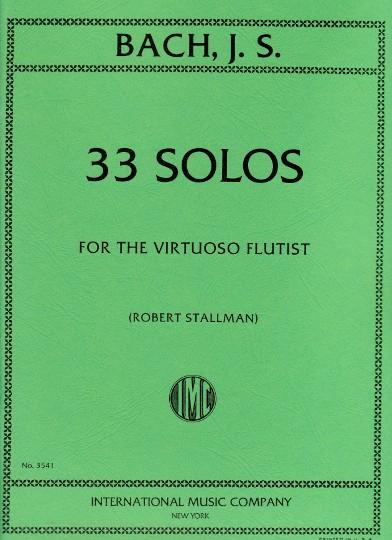 33 Solos For The Virtuoso Flutist (Stallman) - Johann Sebastian Bach | Suono Flauti
