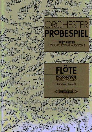 Orchester Probespiel Flöte/Piccoloflöte, Klangbeispiele wichtiger Passagen aus der Opern- und Konzertliteratur | Suono Flauti