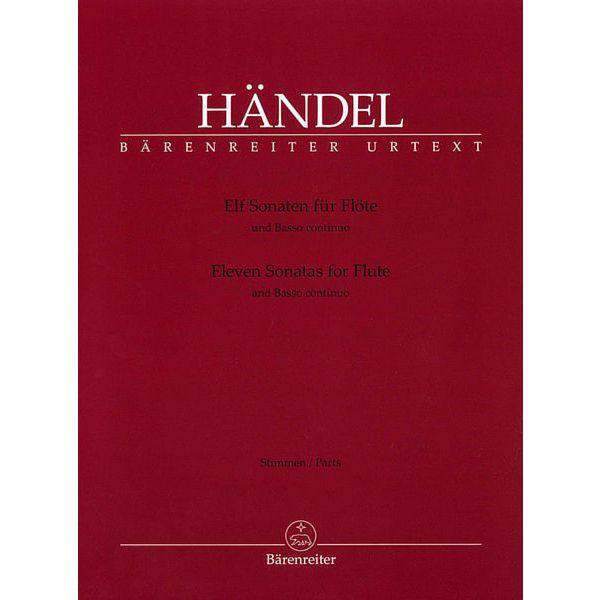 Eleven Sonatas For Flute And Basso Continuo - Georg Friedrich Händel | Suono Flauti