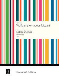 6 Duetten, Band 1 Kv376 378 379 - Wolfgang Amadeus Mozart | Suono Flauti