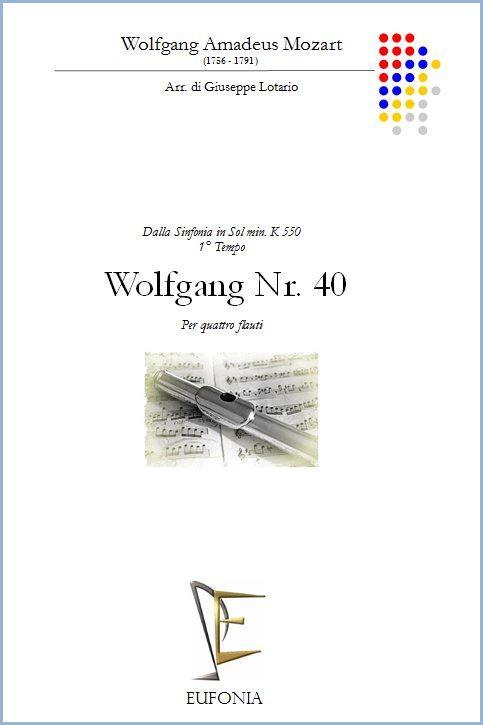 WOLFGANG NR. 40 PER 4 FLAUTI, MOZART W. A. | Suono Flauti
