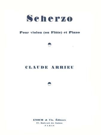 Scherzo, Claude ARRIEU | Suono Flauti