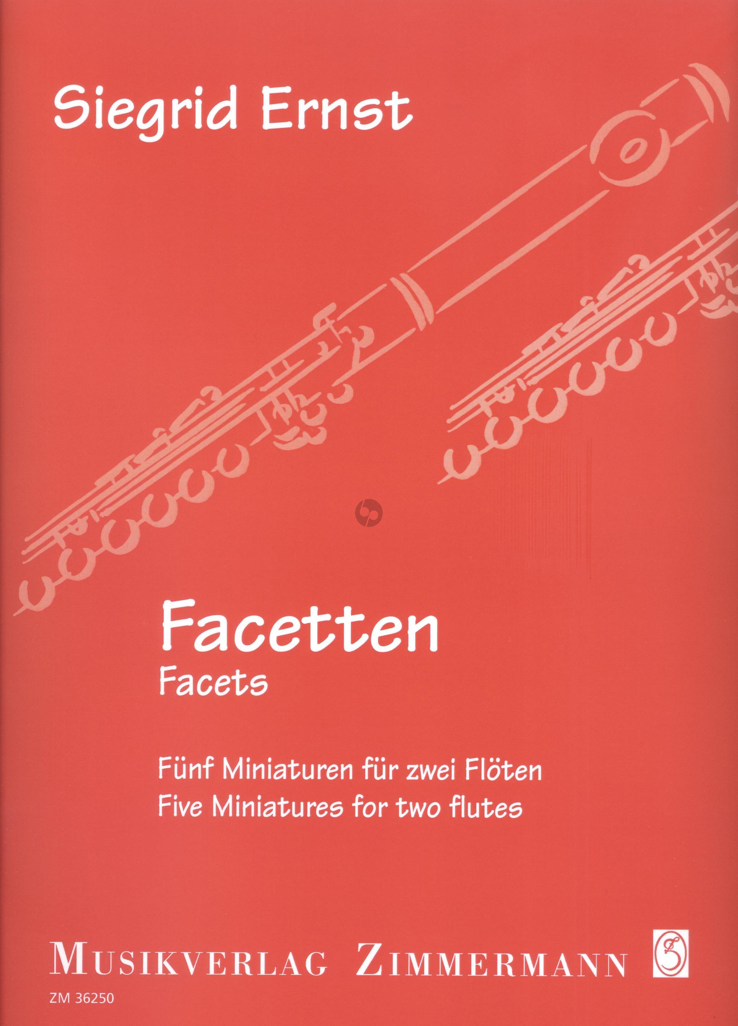 Facetten, Fünf Miniaturen - Siegrid Ernst | Suono Flauti