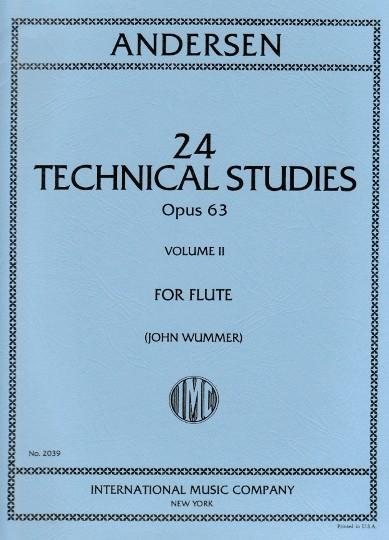 24 Technical Studies Op. 63 Vol. 2 (Wummer) - Joachim Andersen | Suono Flauti