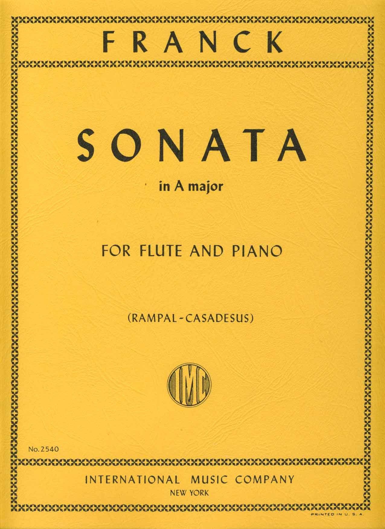 Sonata in A major (Rampal) - César Franck | Suono Flauti