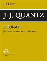 5 Sonate per flauto traverso e basso continuo - Johann Joachim Quantz, Papp Rita, Casalog Benedek | Suono Flauti