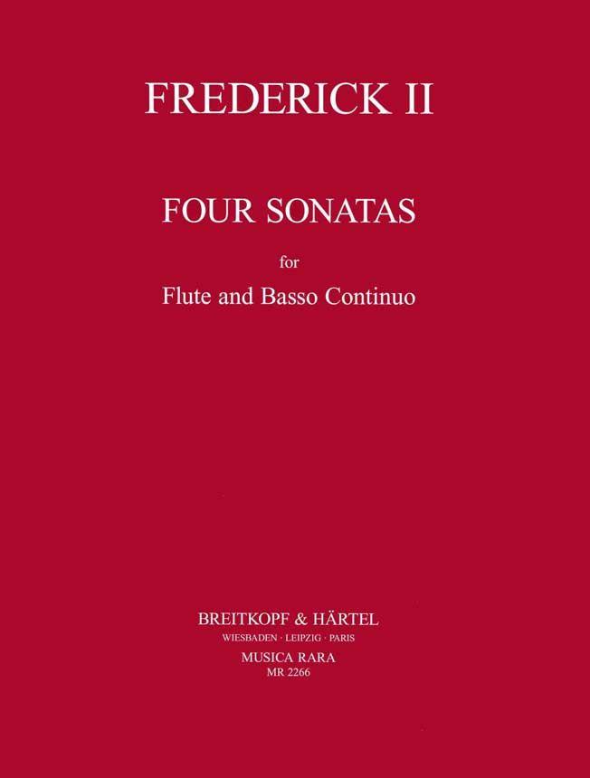 4 Sonaten - Friedrich Der Große | Suono Flauti