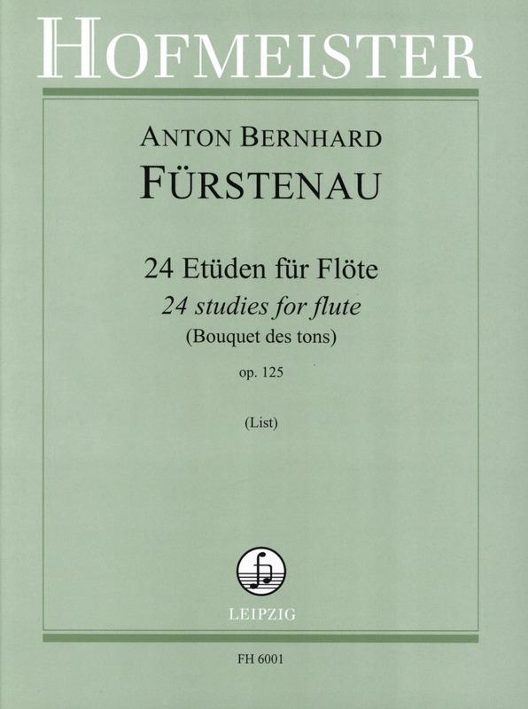 24 Etüden, op.125 (List) - Anton Bernhard Fürstenau | Suono Flauti