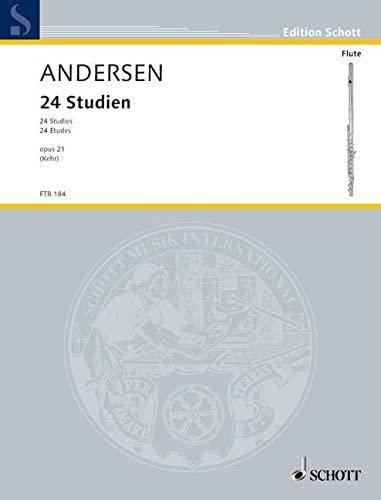 24 Studies op. 21, Studies in all major and minor keys - Joachim Andersen | Suono Flauti