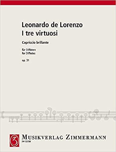 I tre virtuosi op. 31, Capriccio brillante - Leonardo de Lorenzo | Suono Flauti
