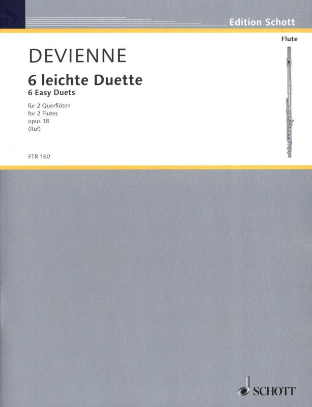 6 Leichte Duette Opus 18 - François Devienne | Suono Flauti