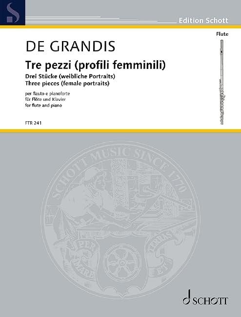 Drei Stücke - Renato de Grandis | Suono Flauti