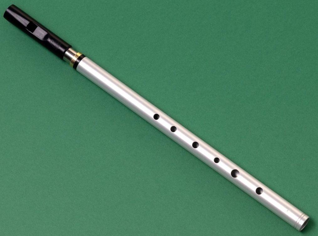 DX006D - TUNEABLE SOPRANO D WHISTLE ALUM BODY NICKEL SLIDE | Suono Flauti
