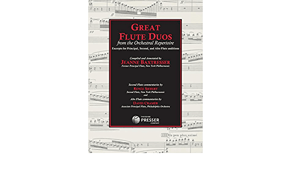 Great Flute Duos From The Orchestral Repertoire, Excerpts for Principal, Second, and Alto Flute Auditions - Sergei Prokofiev, Hector Berlioz, Maurice Ravel | Suono Flauti