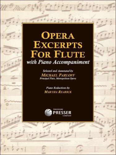 Opera Excerpts, For Flute With Piano Accompaniment - Giacomo Puccini_Amilcare Ponchielli_Maurice Ravel | Suono Flauti