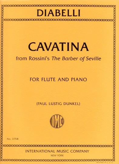 Cavatina, From Rossini's The Barber of Sevilla - Anton Diabelli | Suono Flauti