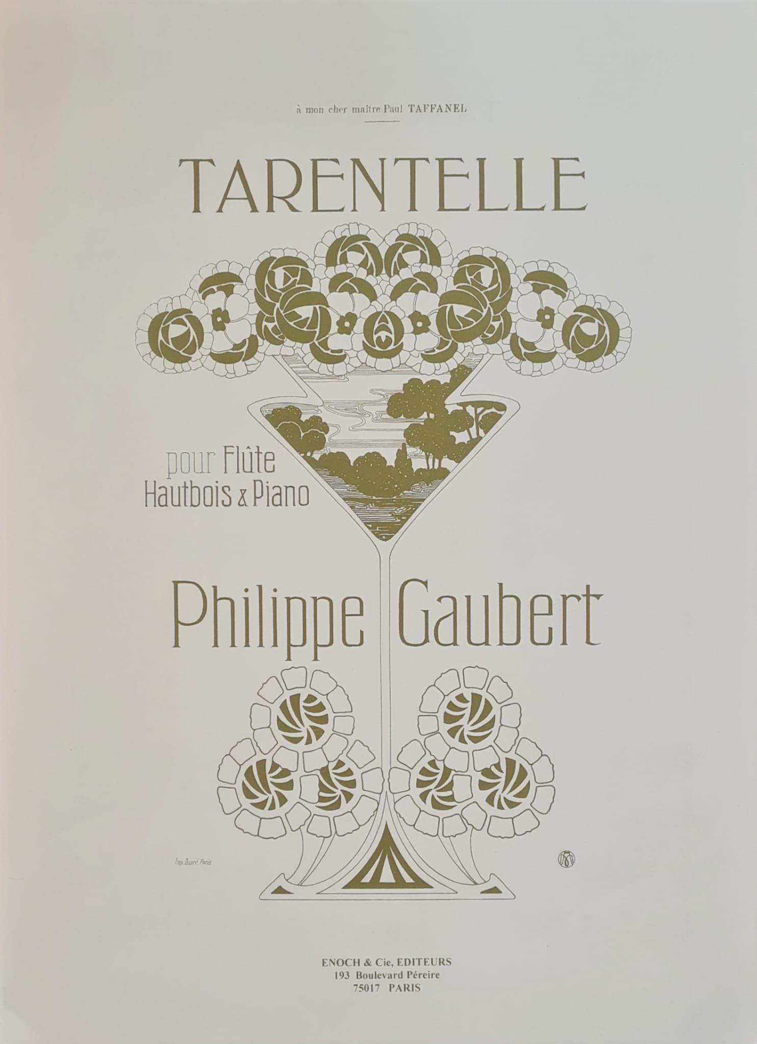 Tarentelle, Philippe GAUBERT | Suono Flauti