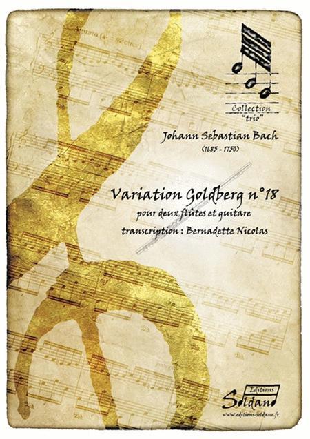Variation Goldberg N°18, 2 Flutes et Guitare - J.S. Bach | Suono Flauti