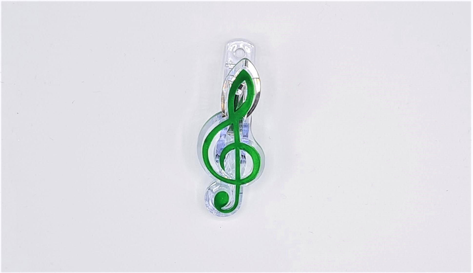 Clip Chiave di violino verde | Suono Flauti