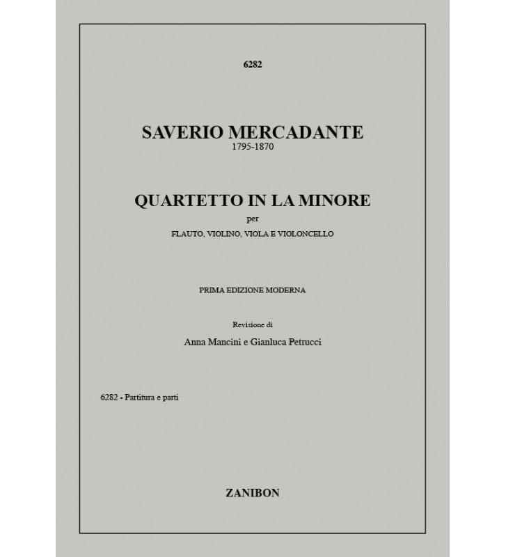 Quartetto In La Minore, Per Flauto, Violino, Viola, Violoncello - Saverio Mercadante | Suono Flauti