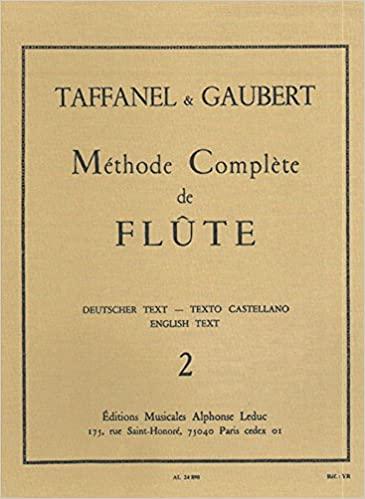 Méthode complète de flûte Volume 2 -  Taffanel & Gaubert | Suono Flauti