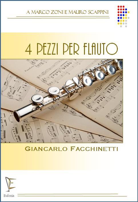 4 PEZZI PER FLAUTO -  FACCHINETTI G. | Suono Flauti