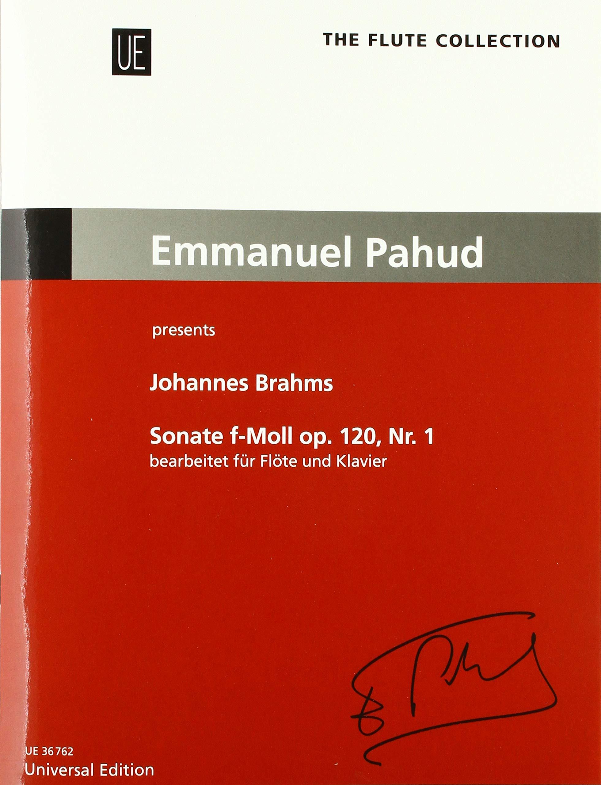 Sonate in f-moll op.120, N.1, Emmanuel Pahud Presents - Johannes Brahms | Suono Flauti