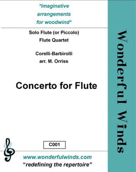 CONCERTO FOR FLUTE -  A. Corelli, Barbirolli, J | Suono Flauti