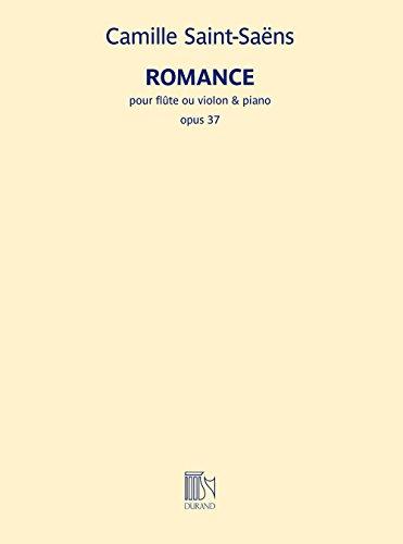 Romance opus 37, pour flûte ou violon et piano - Camille Saint-Saëns | Suono Flauti