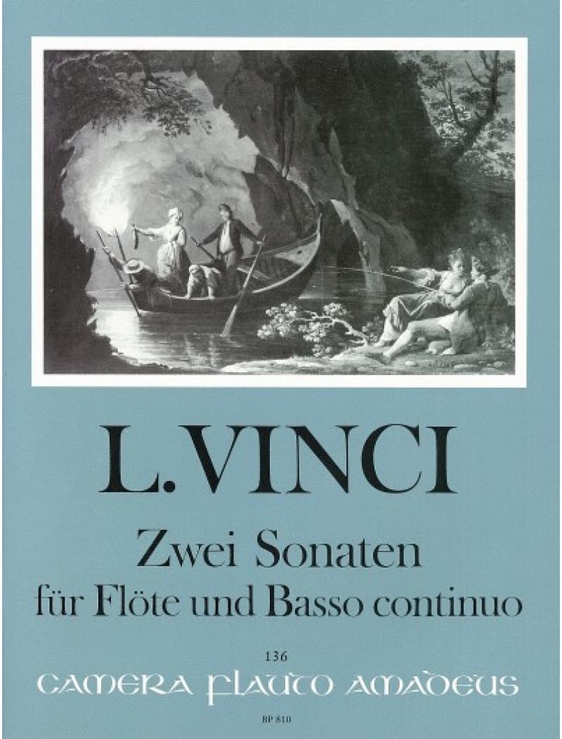Zwei Sonaten Für Flöte un Basso Continuo - L. Vinci | Suono Flauti