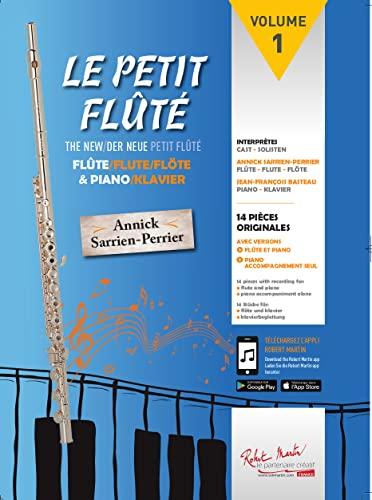 Le Petit Flûté Vol. 1, 14 Pièces Faciles avec versions Flûte/Piano et Piano Accompagnement - Annick Sarrien Perrier | Suono Flauti