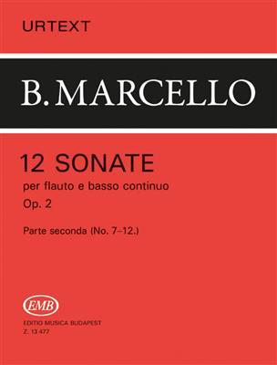12 Sonate op. 2 Vol. 2, for Flute and Basso continuo, nos. 7 - 12 - Benedetto Marcello | Suono Flauti