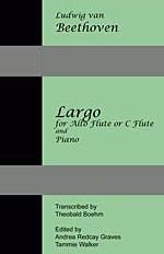 Largo for Alto flute or C Flute and Piano - Ludwig van Beethoven Edited - Dr. Andrea Graves | Suono Flauti