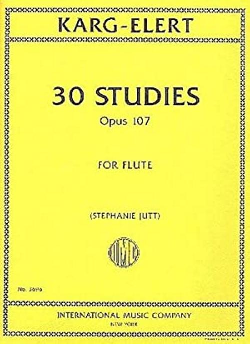 30 Studies Op 107 - Sigfrid Karg-Elert | Suono Flauti