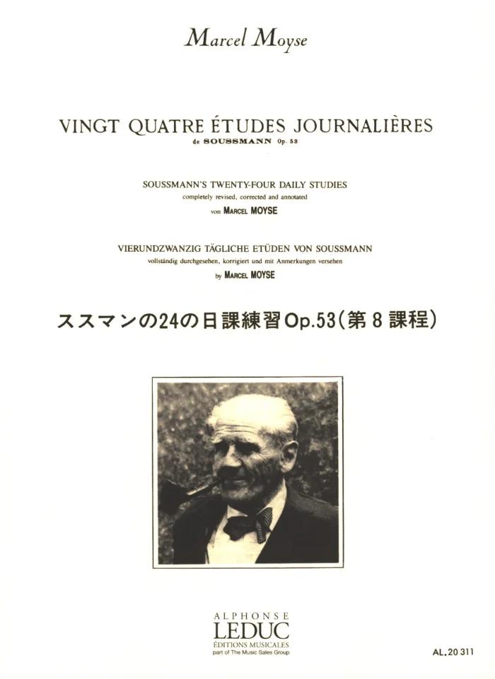 24 Etudes journalières de Soussmann Op.53 - Marcel Moyse | Suono Flauti