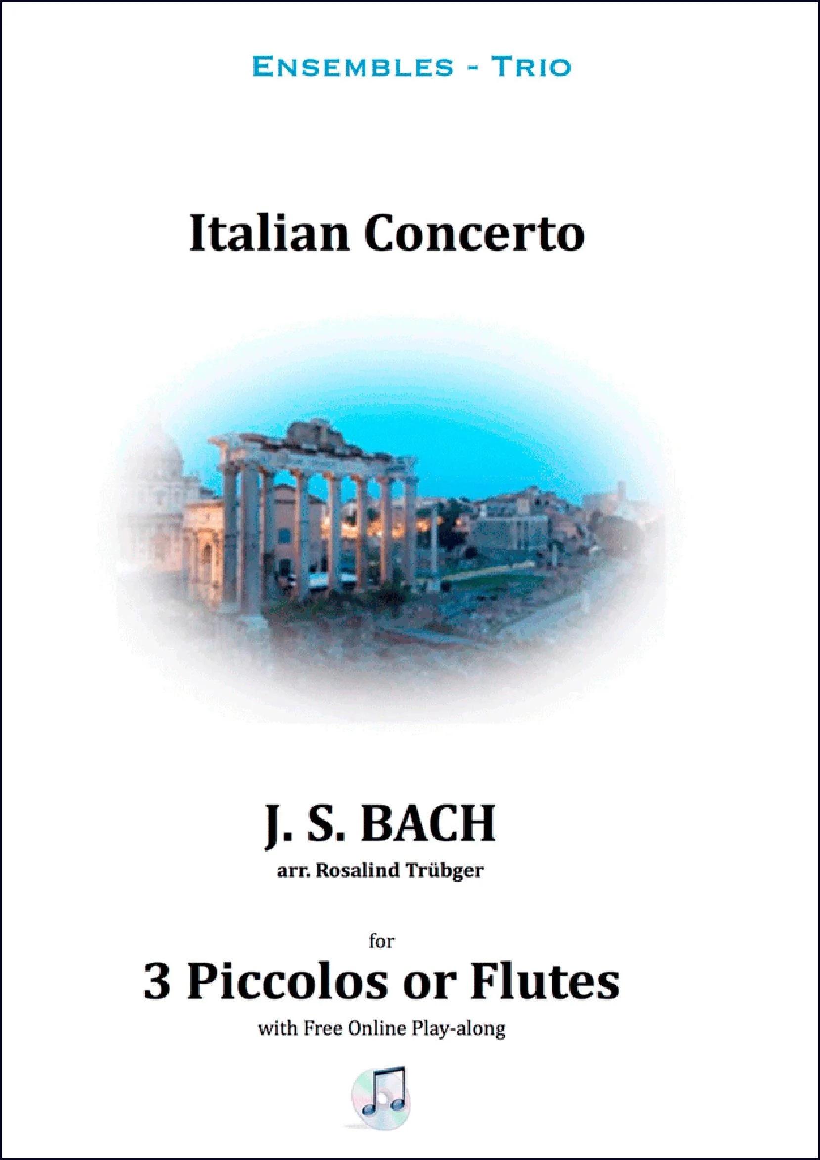 Italian Concerto (BWV 971) arr. piccolo/flute trio - J.S.Bach | Suono Flauti