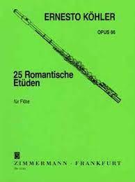 25 Romantische Etüden Für Flöte - Ernesto Köhler | Suono Flauti