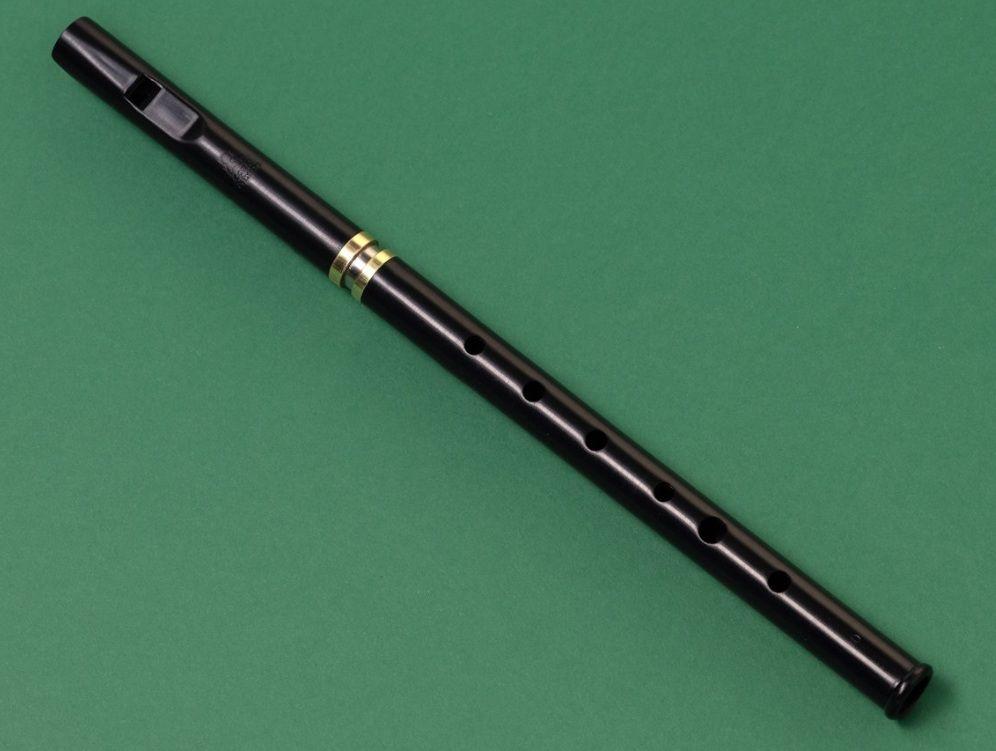 DX005D - TUNEABLE SOPRANO D WHISTLE NICKEL SLIDE | Suono Flauti